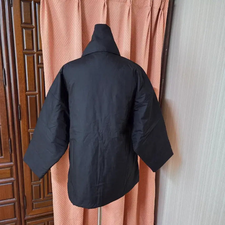 [SOLD OUT] 무릇 블랙 네이비 양면 누비저고리 마고자두루마기목도리개량한복S