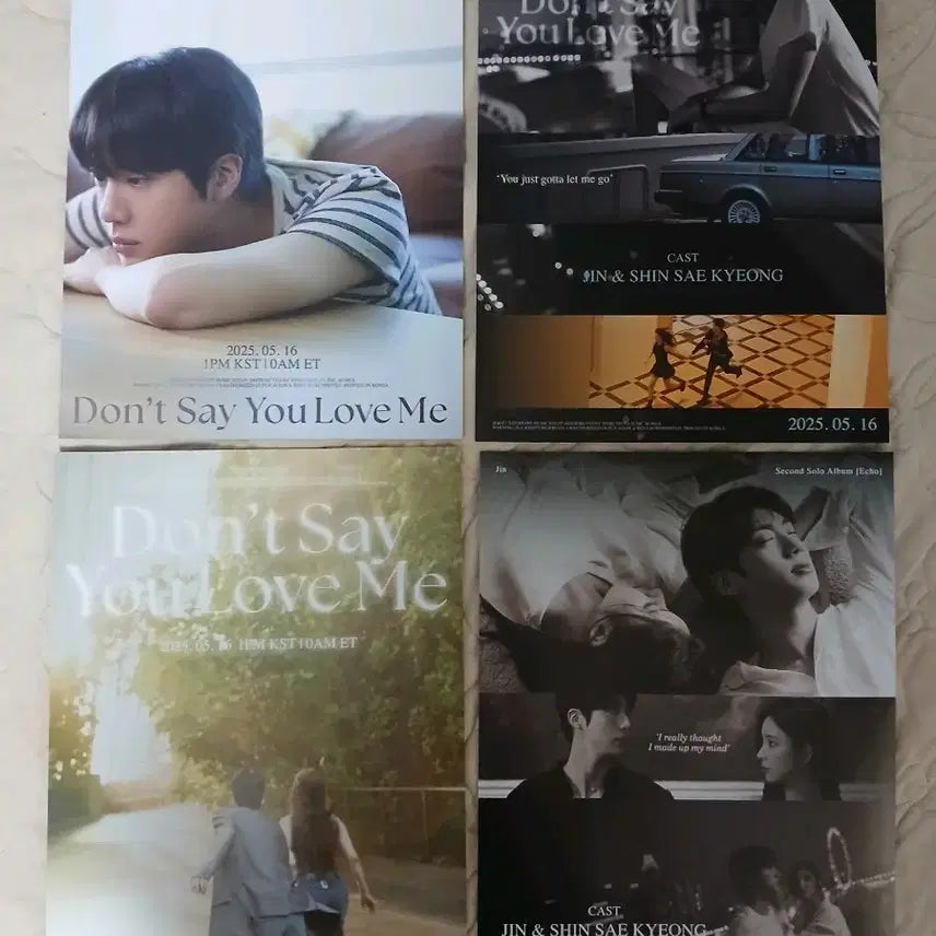 [BUNJANG] BTS Jin CGV Poster Bundle Set / 진 석진 cgv 포스터 4장 세트 일괄 방탄소년단 bts