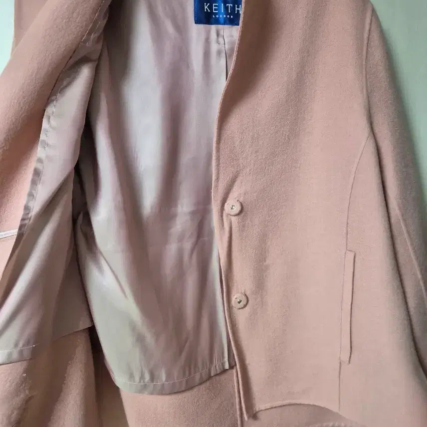 [BUNJANG] KEITH Cashmere Pink Jacket / 키이스 KEITH 캐시미어 자켓 핑크자켓 82