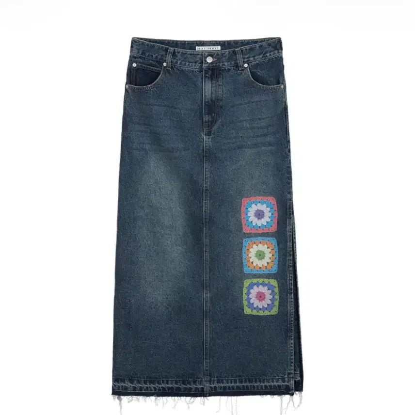[BUNJANG] Rosi Rosi x Grafi-Kers Denim Skirt / 로씨로씨x그래피커스 데님스커트