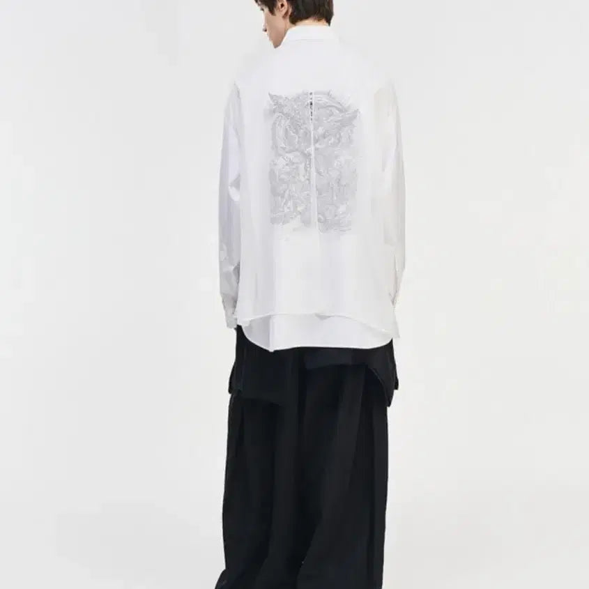 [BUNJANG] Songzio Veiled Arc Angel Shirt / 송지오컬렉션 베일드 아크엔젤셔츠.
