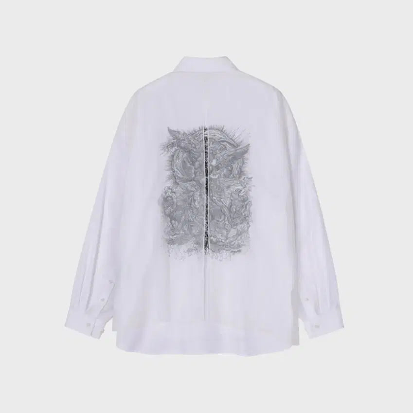 [BUNJANG] Songzio Veiled Arc Angel Shirt / 송지오컬렉션 베일드 아크엔젤셔츠.