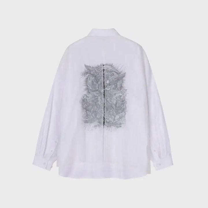 [BUNJANG] Songzio Veiled Arc Angel Shirt / 송지오컬렉션 베일드 아크엔젤셔츠.