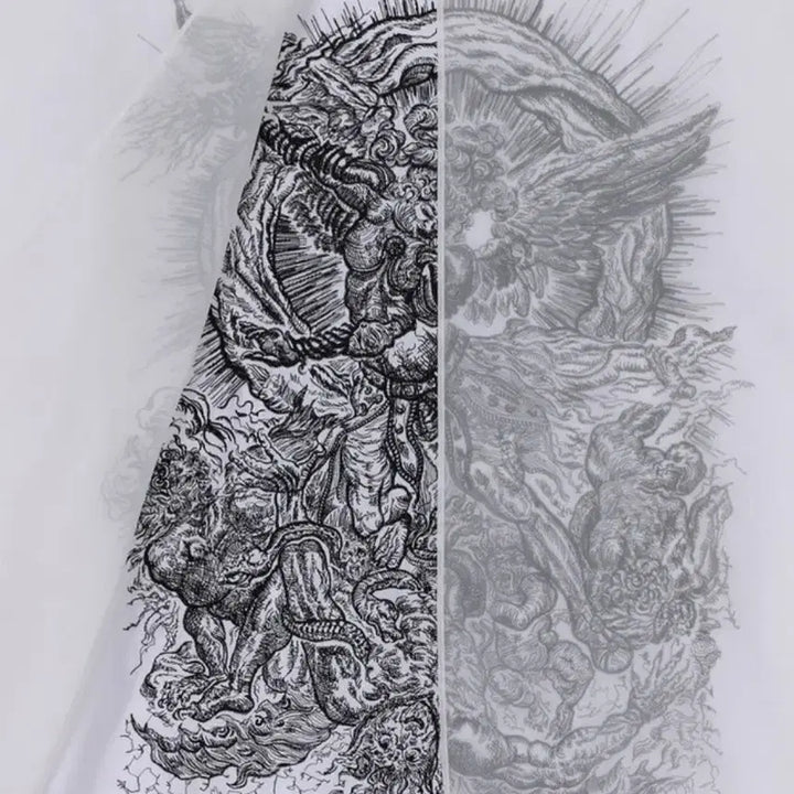 [BUNJANG] Songzio Veiled Arc Angel Shirt / 송지오컬렉션 베일드 아크엔젤셔츠.
