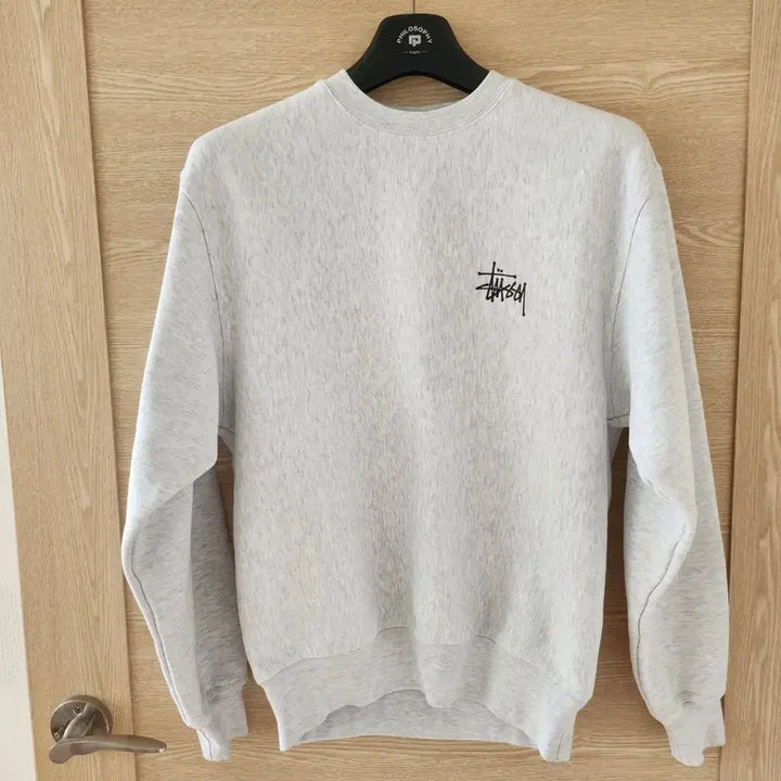 [BUNJANG] Stussy Gray Sweatshirt / 스투시 맨투맨 티셔츠 그레이