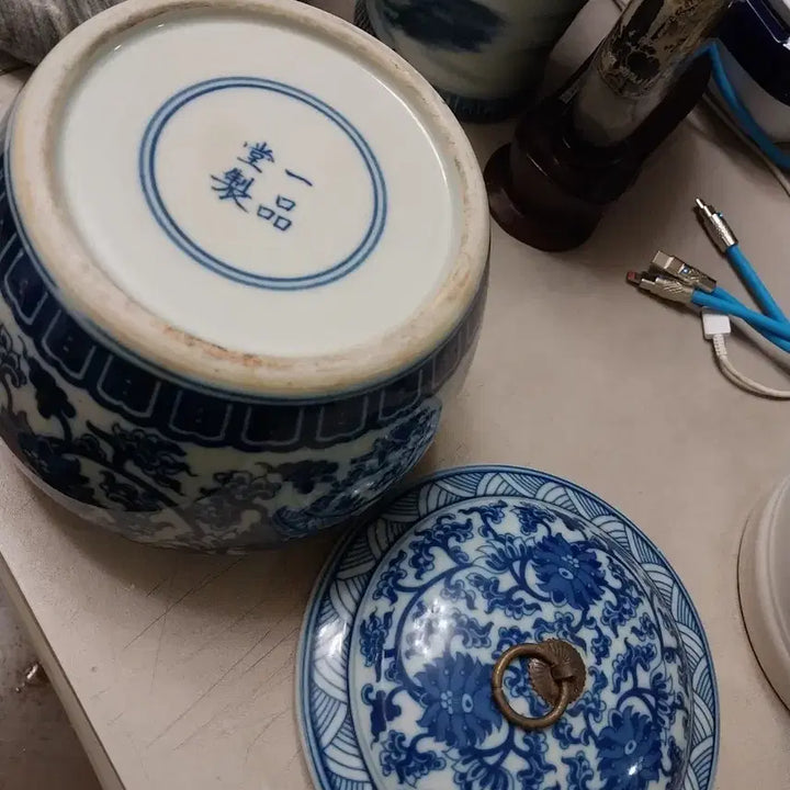 [BUNJANG] Ceramic Vase / 청화백자 도자기 합