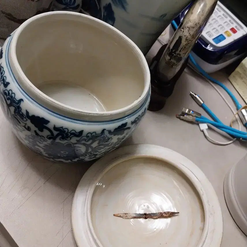 [BUNJANG] Ceramic Vase / 청화백자 도자기 합