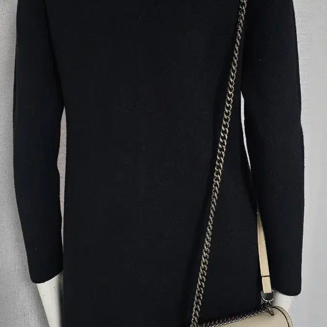 [BUNJANG] Long Knit Top / 상태굿 비즈 포인트 검정 롱니트..반품 45-51 길이 88