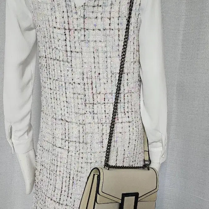 [BUNJANG] Wool Jacquard Lined Dress / 새수준 모직 자크 안감 원피스...