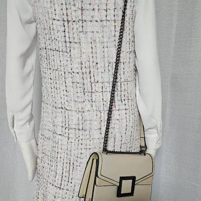 [BUNJANG] Wool Jacquard Lined Dress / 새수준 모직 자크 안감 원피스...