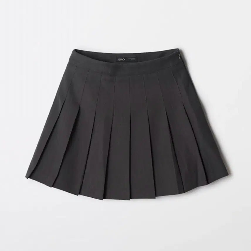 [BUNJANG] SPAO Pleats Mini Skirt Dark Gray M / 스파오 플리츠 미니 스커트 다크그레이M