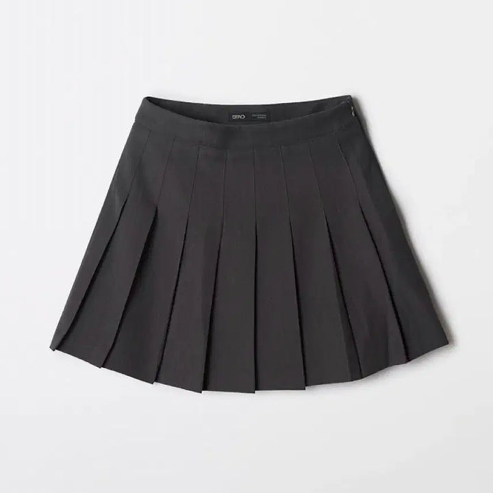 [BUNJANG] SPAO Pleats Mini Skirt Dark Gray M / 스파오 플리츠 미니 스커트 다크그레이M