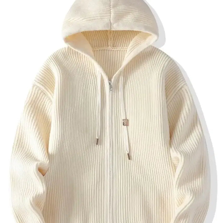 [BUNJANG] Hooded Knit Cardigan / 테무 후드니트 가디건 가을/겨울 옷 양도 판매