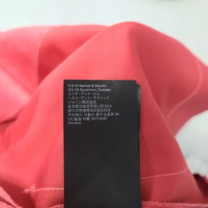 [BUNJANG] H&M Pink Suede Long Coat / H&M 핑크 스웨이드 롱 코트