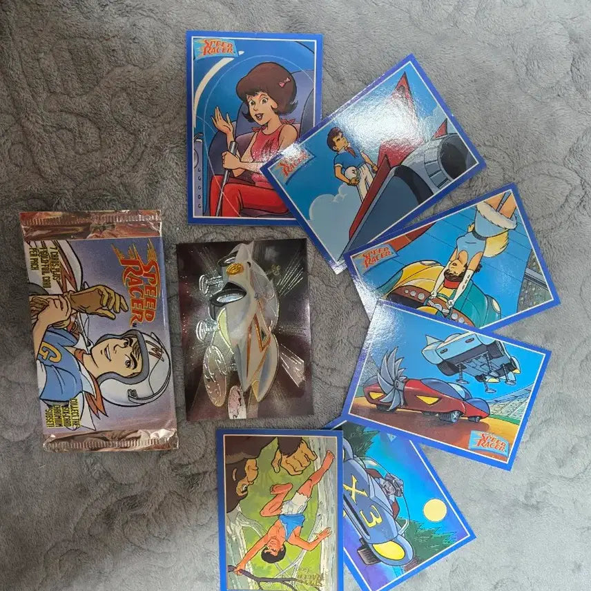[BUNJANG] Speed Racer Vintage Trading Card 35-Pack / 스피드 레이서(일본명: 마하 GoGoGo)'빈티지 트레이딩 카드 35팩