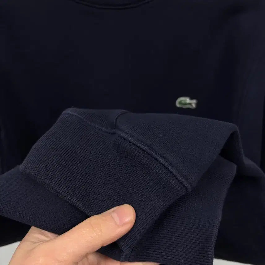 [BUNJANG] Lacoste Logo Sweatshirt / 라코스테 로고 맨투맨s