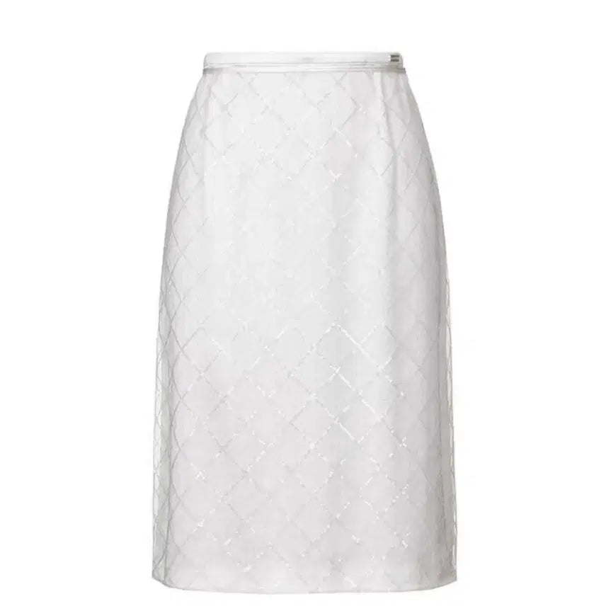[BUNJANG] Le Louvre Squares Spangle Layered Skirt / 루에브르 스퀘어스팽클 레이어드스커트 (SW4MS757)