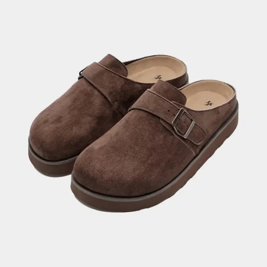[BUNJANG] Brown Suede Mule 230 / 브라운 스웨이드 뮬 230