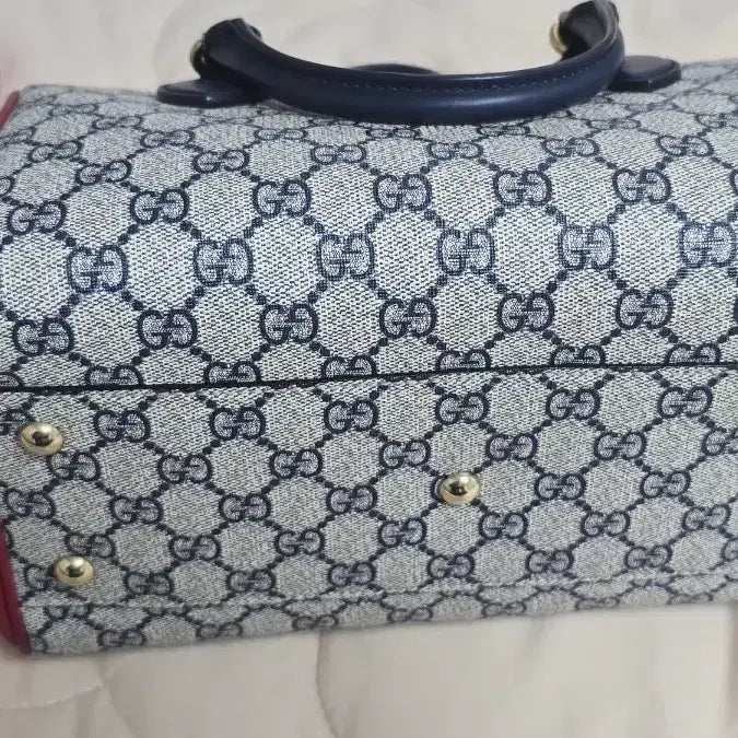 [BUNJANG] Gucci GG Pattern Boston Bag Red Shoulder Bag / 구찌 GG 패턴 보스턴백 레드 숄더백
