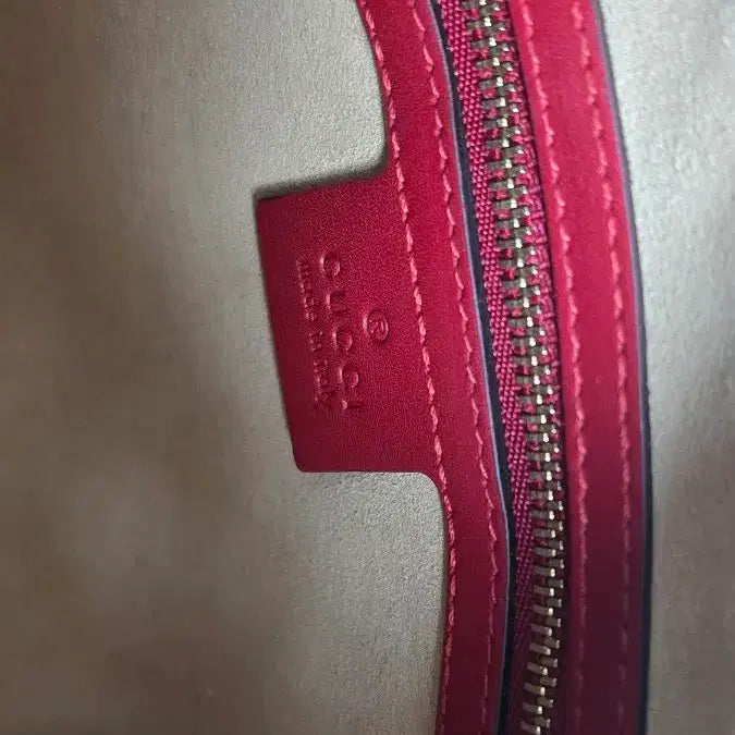 [BUNJANG] Gucci GG Pattern Boston Bag Red Shoulder Bag / 구찌 GG 패턴 보스턴백 레드 숄더백
