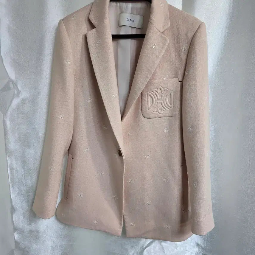 [BUNJANG] DEWL Pink Pattern Jacket / DEWL 핑크 패턴 자켓 (1722)