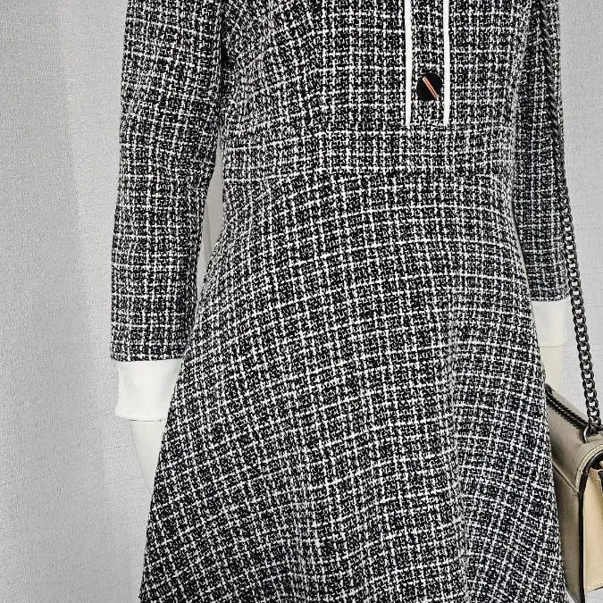 [BUNJANG] CHICLINE Wool Dress / 새옷--CHICLINE 자크 안감 모직 원피스..반품 47 길이 94