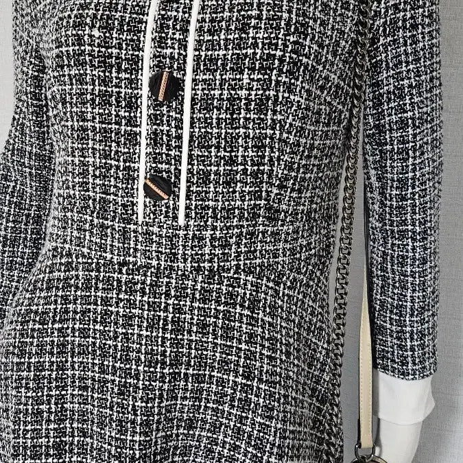 [BUNJANG] CHICLINE Wool Dress / 새옷--CHICLINE 자크 안감 모직 원피스..반품 47 길이 94