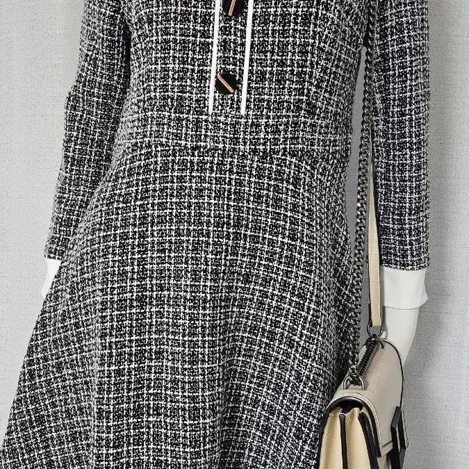 [BUNJANG] CHICLINE Wool Dress / 새옷--CHICLINE 자크 안감 모직 원피스..반품 47 길이 94