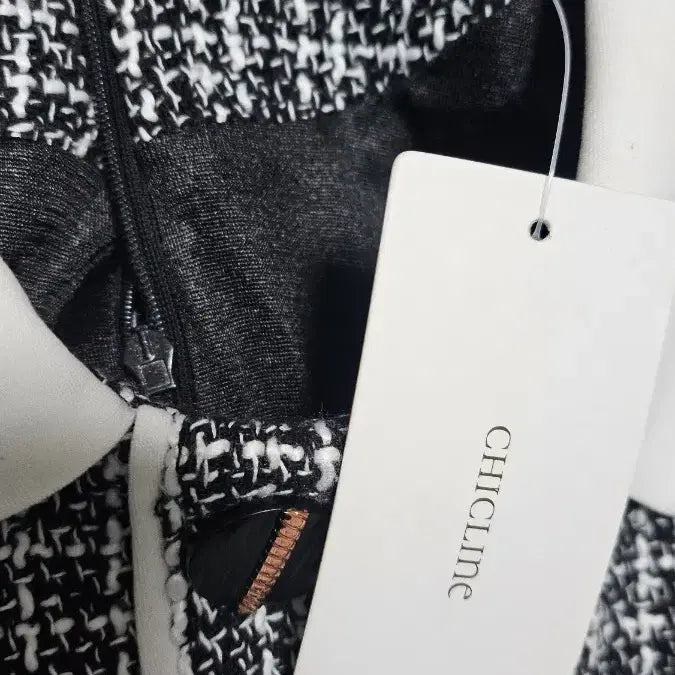 [BUNJANG] CHICLINE Wool Dress / 새옷--CHICLINE 자크 안감 모직 원피스..반품 47 길이 94