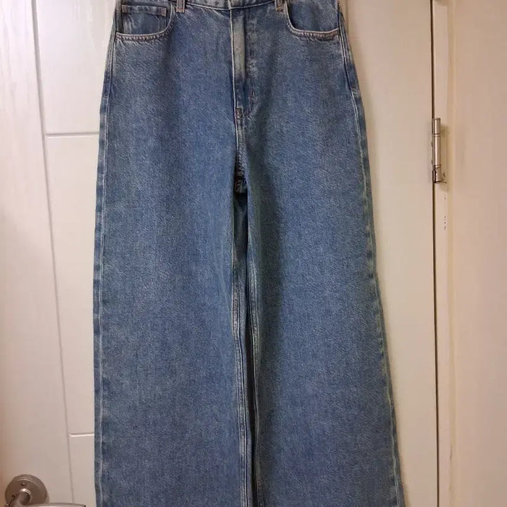 [BUNJANG] Theory Wide Denim / 띠어리 와이드 데님 (택있는 새상품)