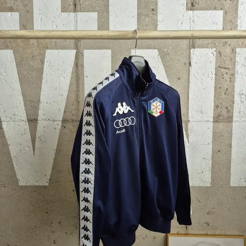 [BUNJANG] Kappa Audi Collaboration Jersey Track Top / 카파 아우디 콜라보 져지트랙탑