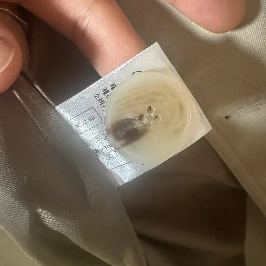[BUNJANG] Drawfit Oversized Trench Coat Gray Beige M / 드로우핏 오버핏 트렌치코트 그레이 베이지
