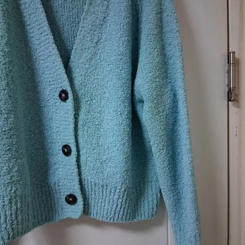 [BUNJANG] SJSJ Poggle Mint Knit Cardigan / SJSJ (뽀글민트)니트 가디건