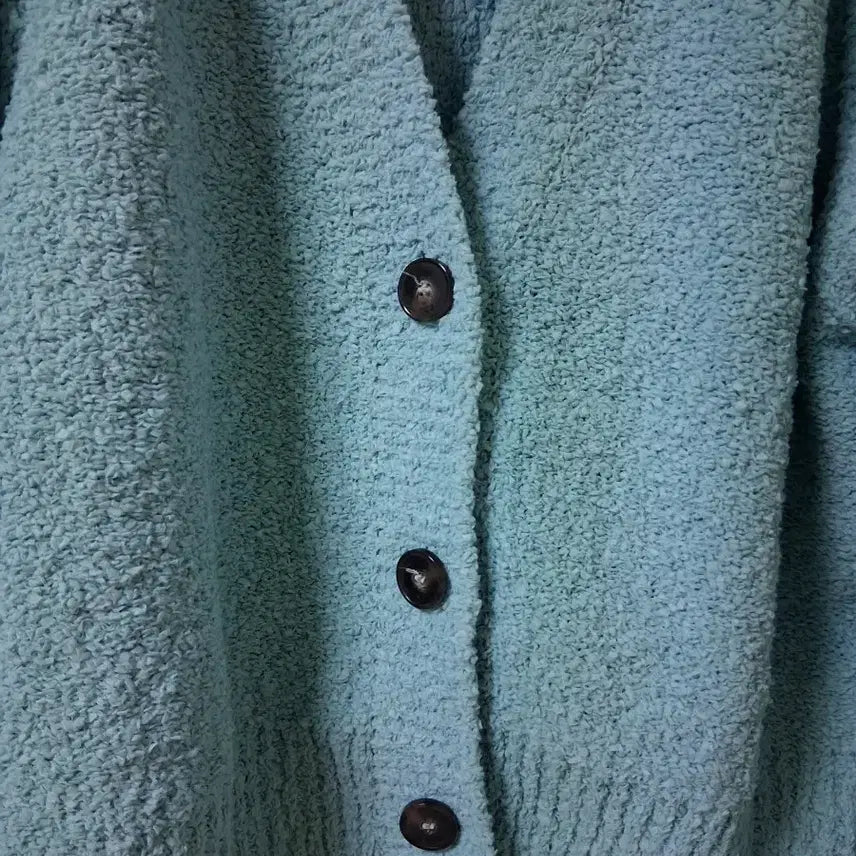 [BUNJANG] SJSJ Poggle Mint Knit Cardigan / SJSJ (뽀글민트)니트 가디건