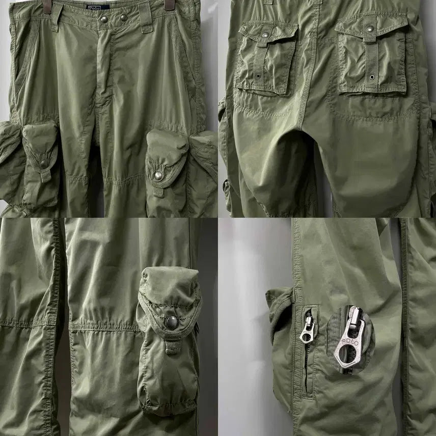 [BUNJANG] Polo Ralph Lauren Travis Scott Utility Cargo Pants / 90's 폴로 랄프로렌 트래비스 스캇 유틸리티 탄창 카고팬츠