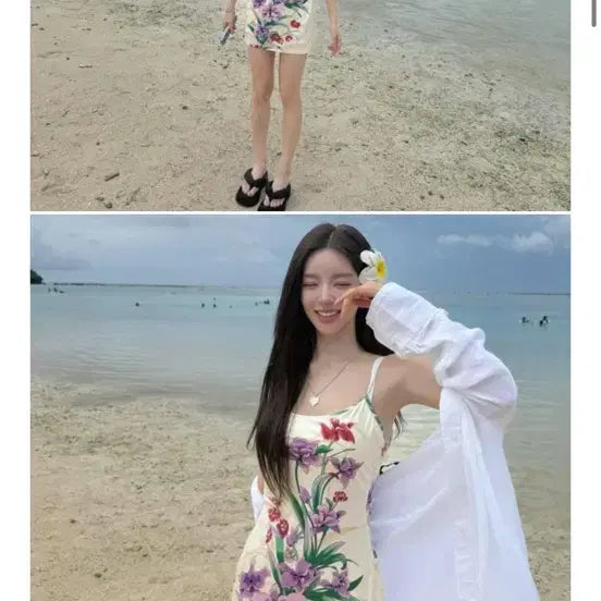 [BUNJANG] NU'EST Baekho IRIS Dress / 누아누 아이리스 드레스 원피스 iris dress 바이올렛