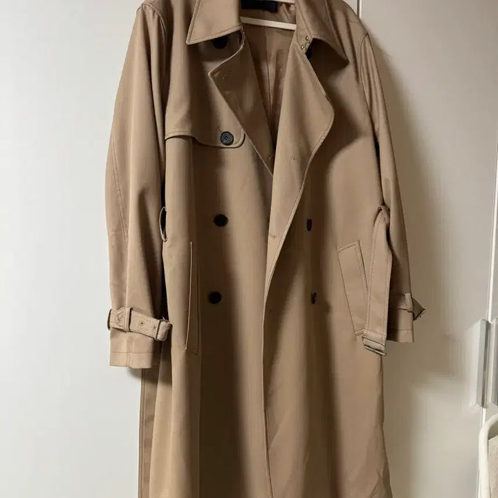 [BUNJANG] In Silence Slouchy Wool Trench Coat Beige M / 인사일런스 슬로시 울 트렌치코트 베이지