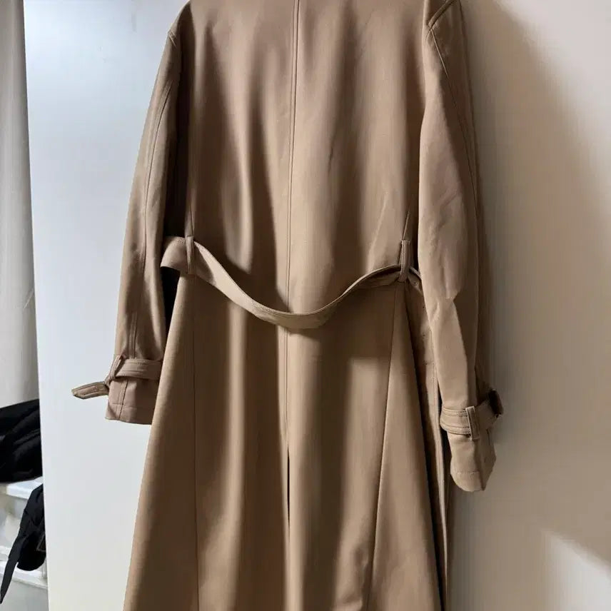 [BUNJANG] In Silence Slouchy Wool Trench Coat Beige M / 인사일런스 슬로시 울 트렌치코트 베이지