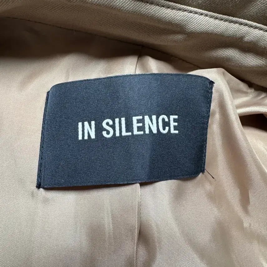 [BUNJANG] In Silence Slouchy Wool Trench Coat Beige M / 인사일런스 슬로시 울 트렌치코트 베이지