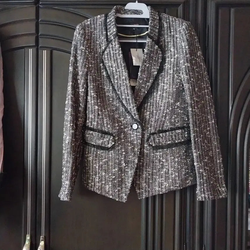 [BUNJANG] Olivia Lauren Tweed Jacket / 올리비아로렌 트위드 여성 자켓