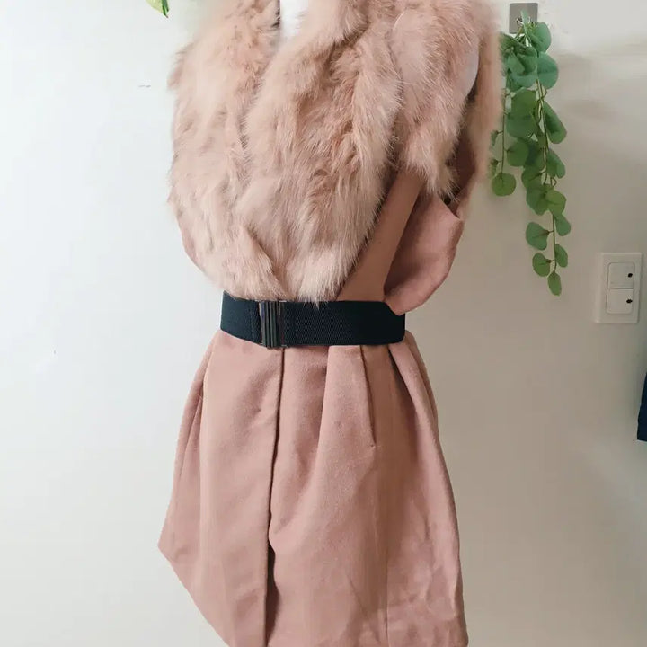 [BUNJANG] Cashmere Vest / 유로모피 폭스퍼 캐시미어베스트 88 빅사이즈 핑크