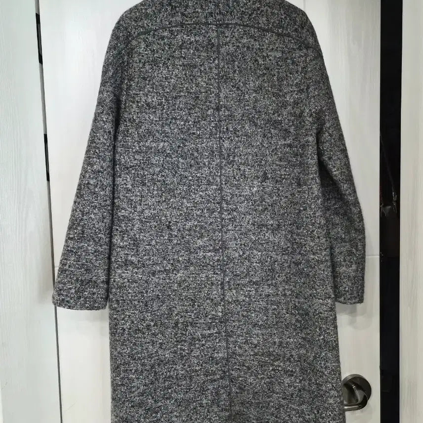 [BUNJANG] Morgan Gray Wool Long Coat / 모르간 회색 모직 롱코트