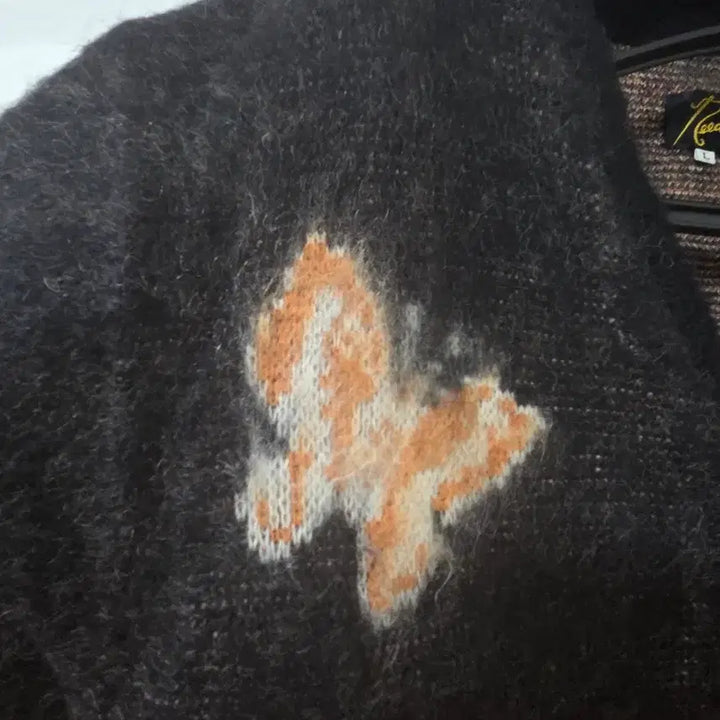 [BUNJANG] Needles x End Papillon Mohair Cardigan / 니들스 x 엔드 모헤어 빠삐용 가디건