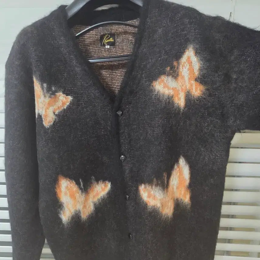 [BUNJANG] Needles x End Papillon Mohair Cardigan / 니들스 x 엔드 모헤어 빠삐용 가디건