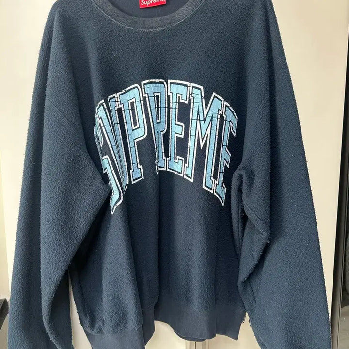 [BUNJANG] Supreme Inside Out Crewneck Navy L / 슈프림 인사이드 아웃 크루넥 네이비 L