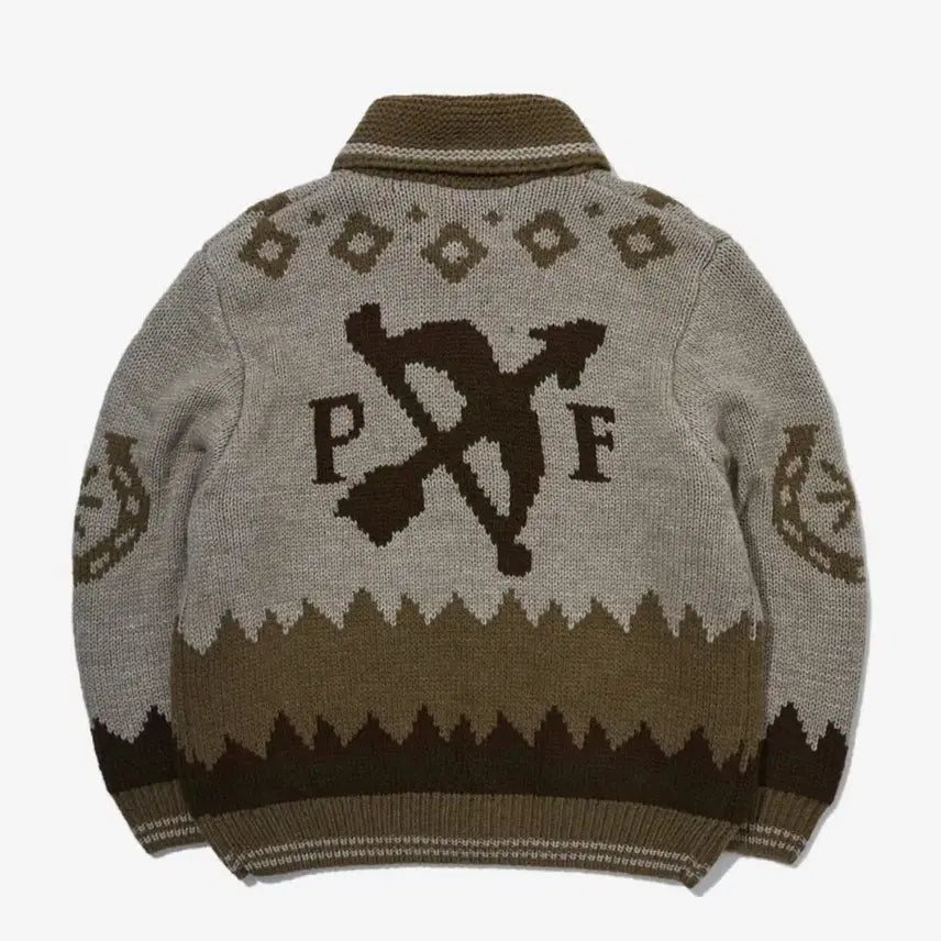 [BUNJANG] Penfield Cowichan Knit Zip-up L / 펜필드 코위찬 니트집업 L