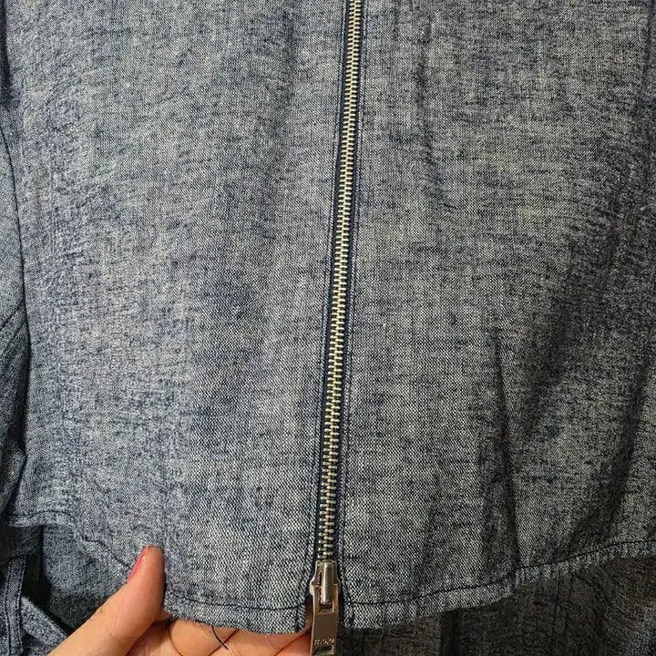 [BUNJANG] Maje Trench Coat Blue / maje 마쥬 트렌치 코트 블루