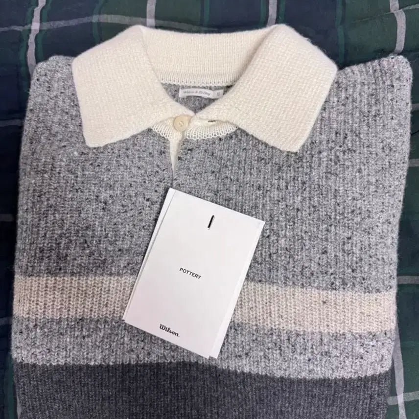 [BUNJANG] Pottery Rugby Knit Size 1 / 포터리 럭비 니트 1사이즈