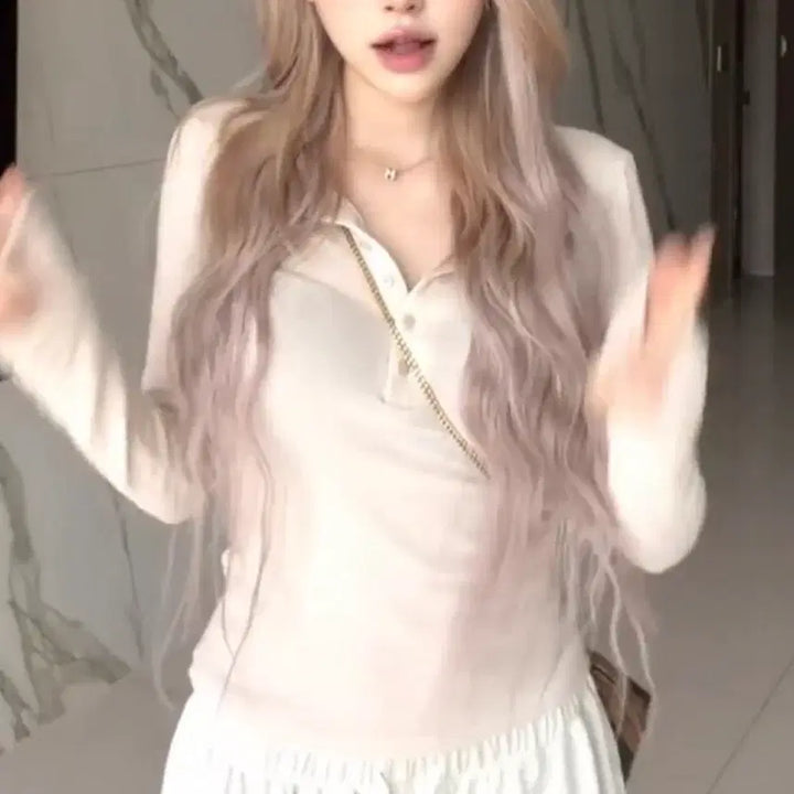 [BUNJANG] Avely Long Sleeve T-shirt / 에이블리 긴팔티