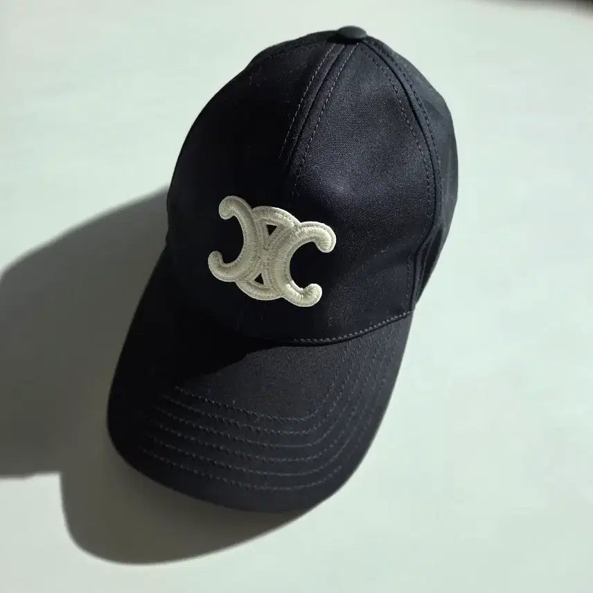 [BUNJANG] Celine Triomphe Ball Cap Black (Size S) / 셀린느 트리오페 볼캡 블랙 s 정품